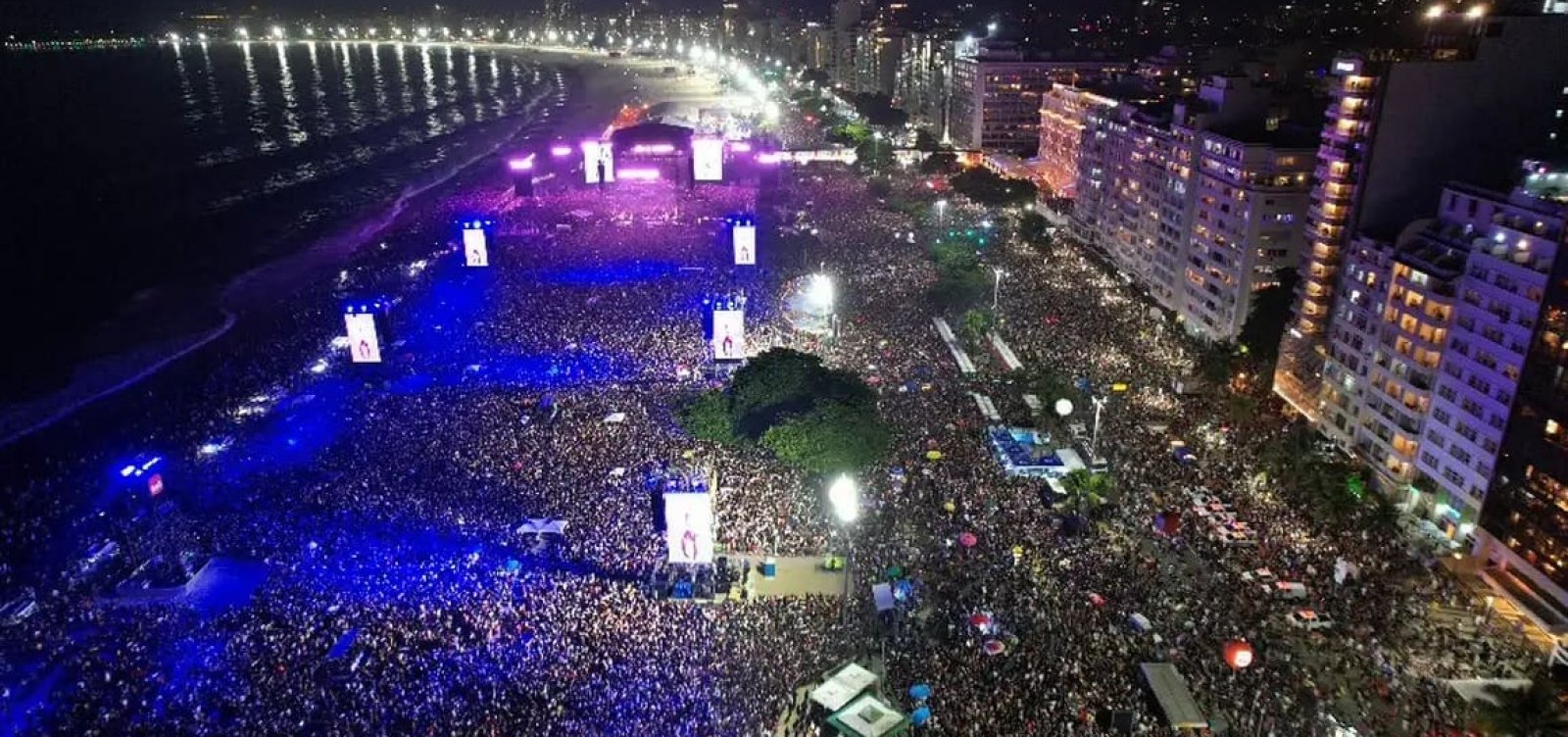 Show Lady Gaga deve ter 1,6 milhão de pessoas, estima governo do RJ