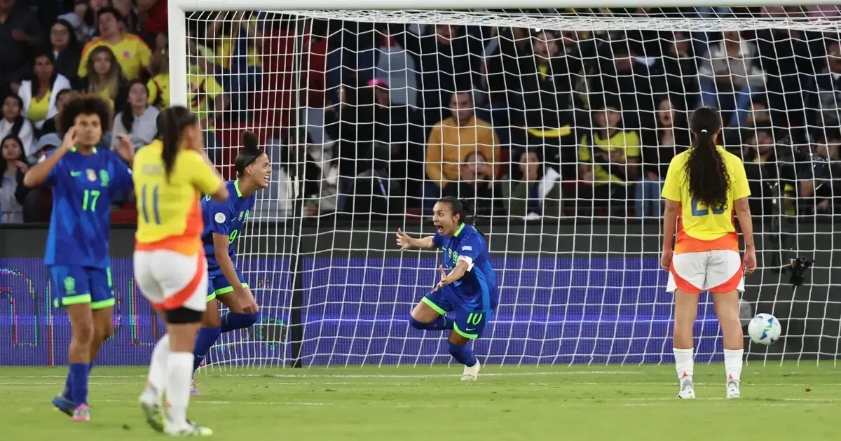 Nos pênaltis, Brasil supera Colômbia e leva o nono título da Copa América Feminina