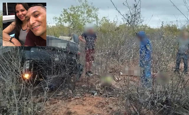 Casal morre em grave acidente na zona rural de Uauá; crianças estavam no veículo e sobreviveram