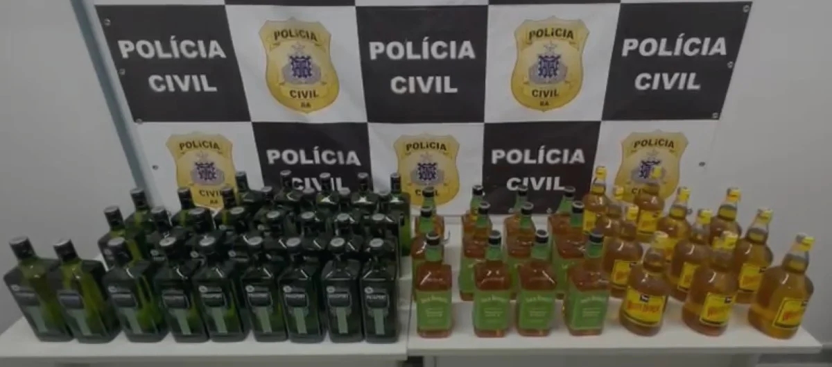 Polícia apreende mais de 500 garrafas de bebidas em Cansanção