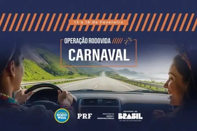 PRF inicia Operação Carnaval 2026 com reforço e tolerância zero ao álcool