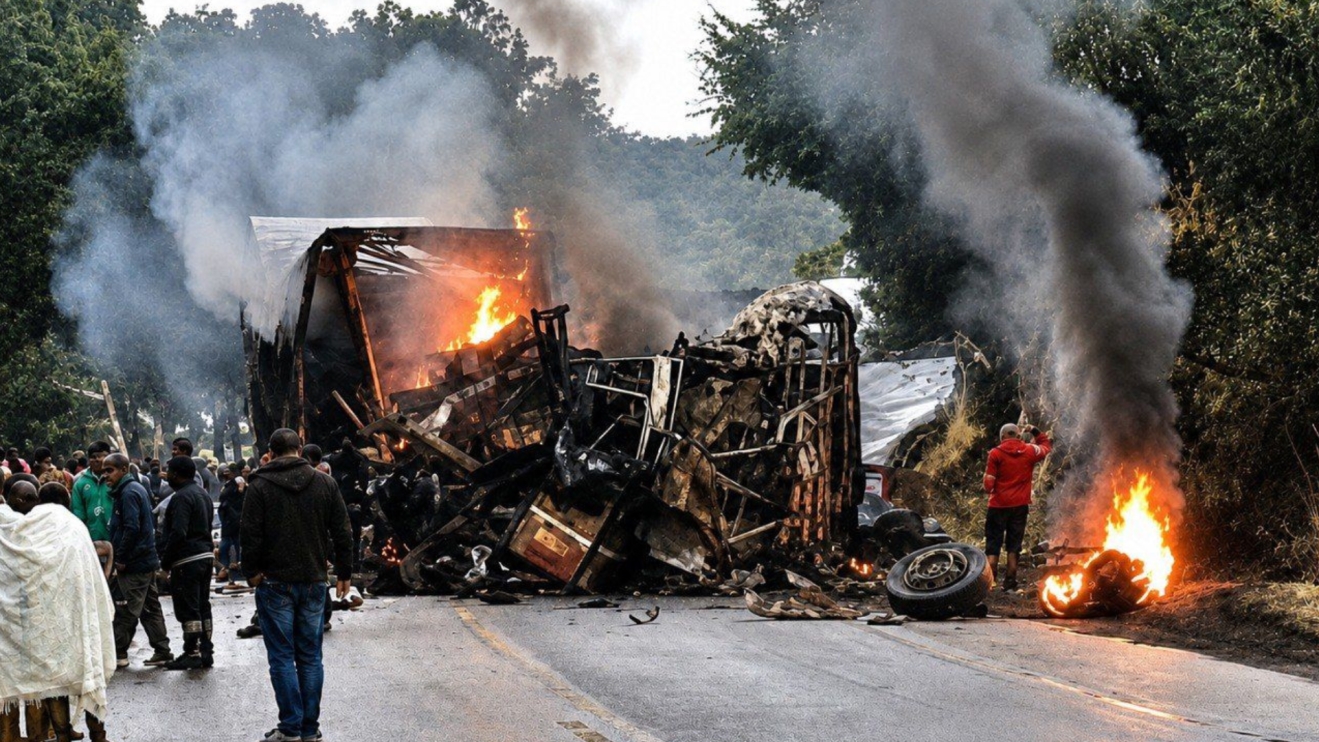 Acidente entre ônibus e carreta deixa ao menos oito mortos em rodovia de MG