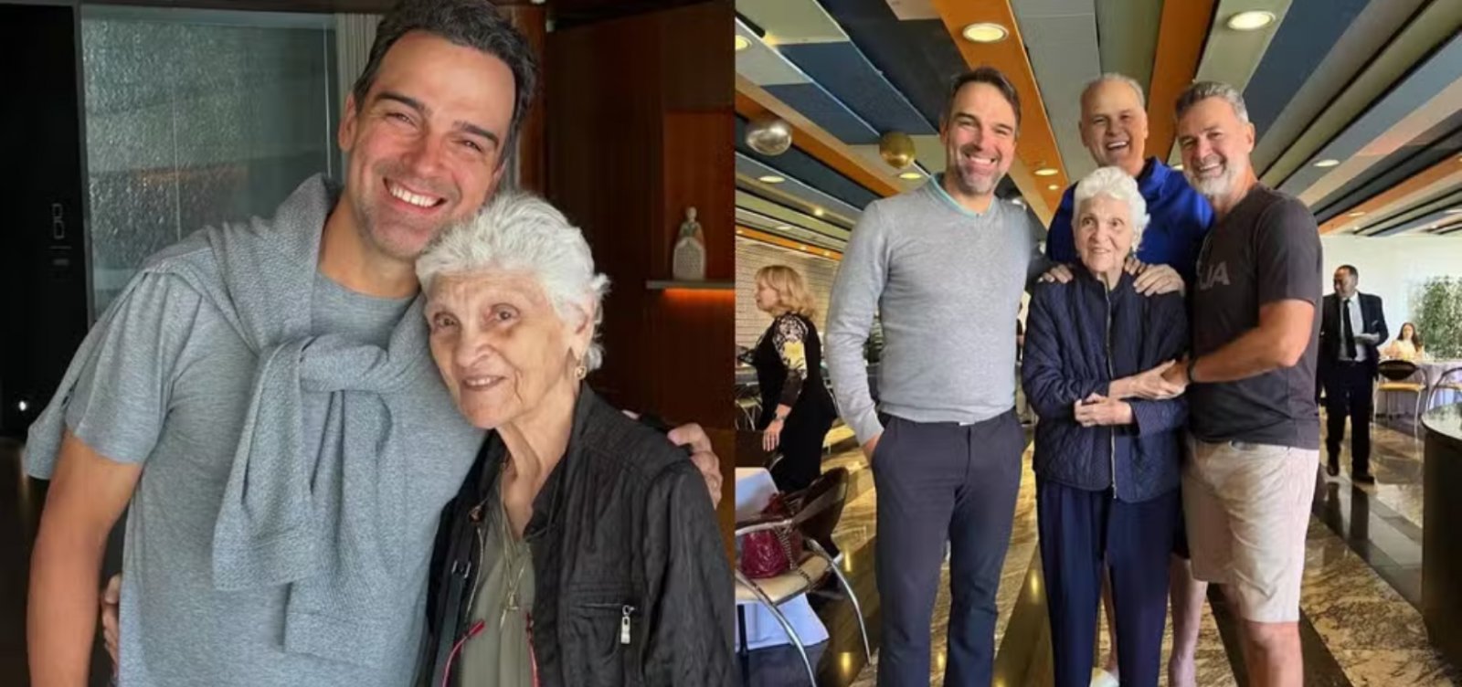 Um mês após morte de Oscar Schmidt, morre mãe de Tadeu Schmidt aos 92 anos