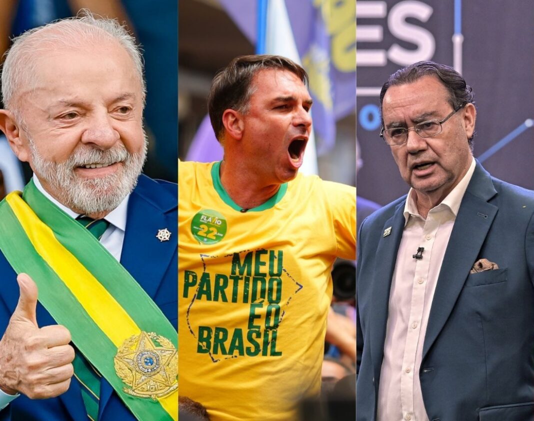 Lula tem 40%, Flávio 37% e Cury 6%, diz BTG/Nexus