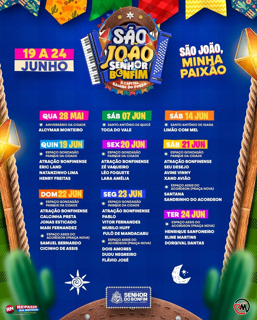 São João 2025 de Senhor do Bonfim
