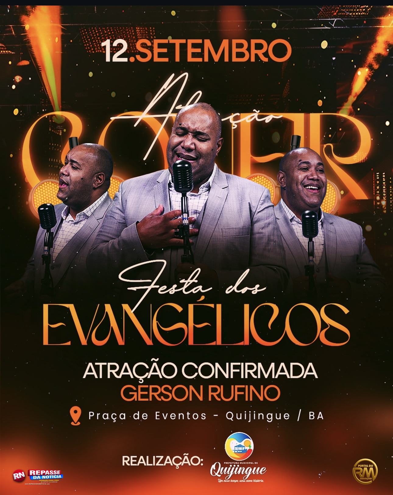 Quijingue celebra a Festa dos Evangélicos 2025 com Gerson Rufino