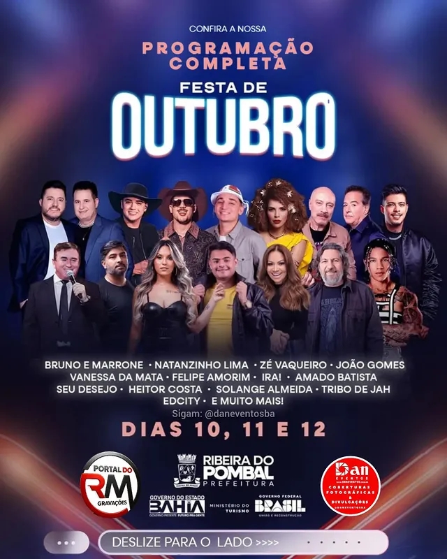 Festa De Outubro - Ribeira do Pombal - BA 12.10.2025