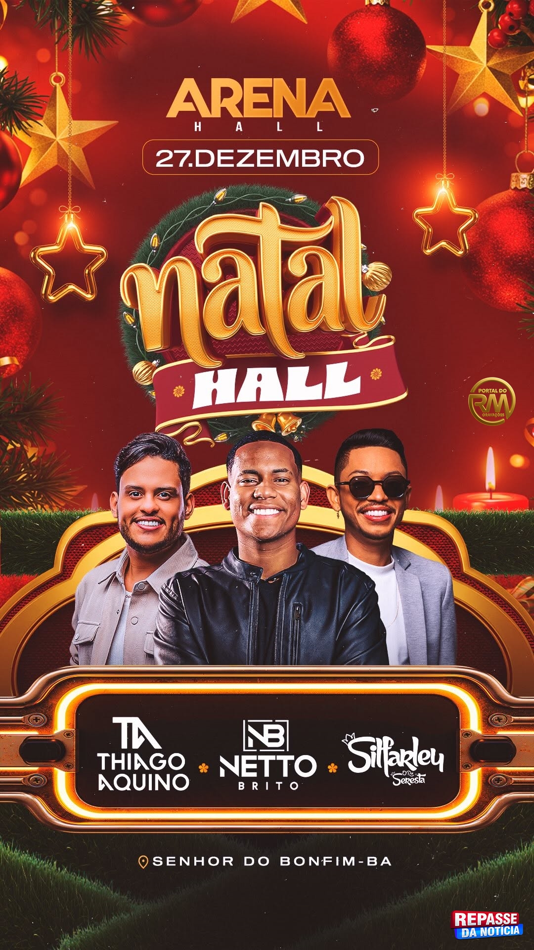 Natal Hall 2025 Em Senhor do Bonfim - BA