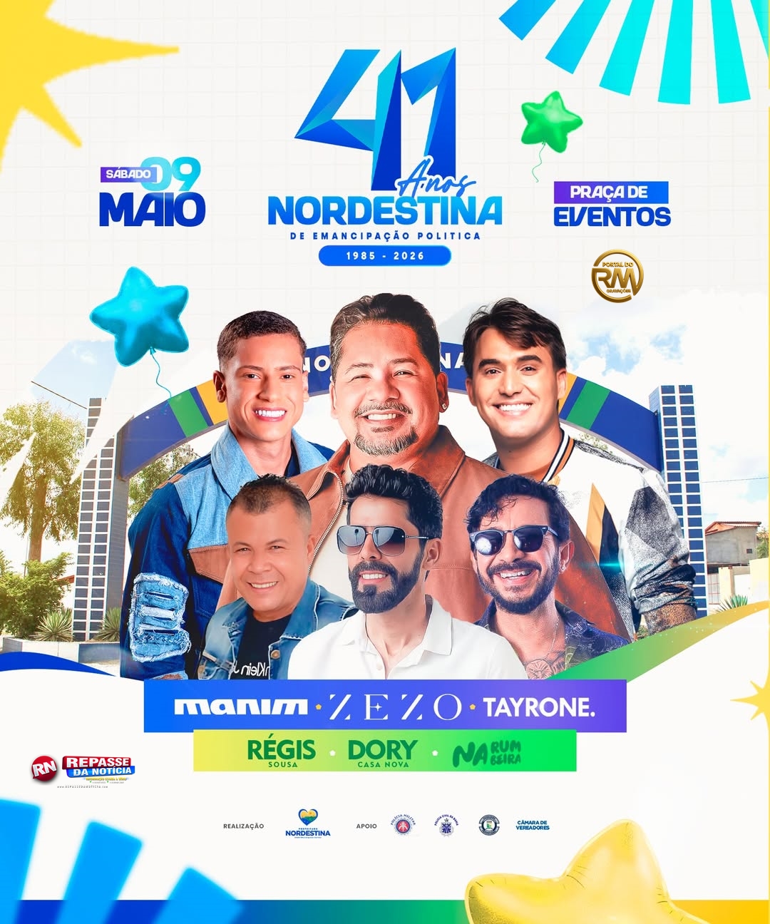 Aniversário De 41 Anos de Emancipação Política De Nordestina - BA 2026